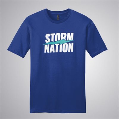 STORM NATION MENS TEE ROYAL BLUE